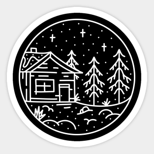 Christmas Night Sticker